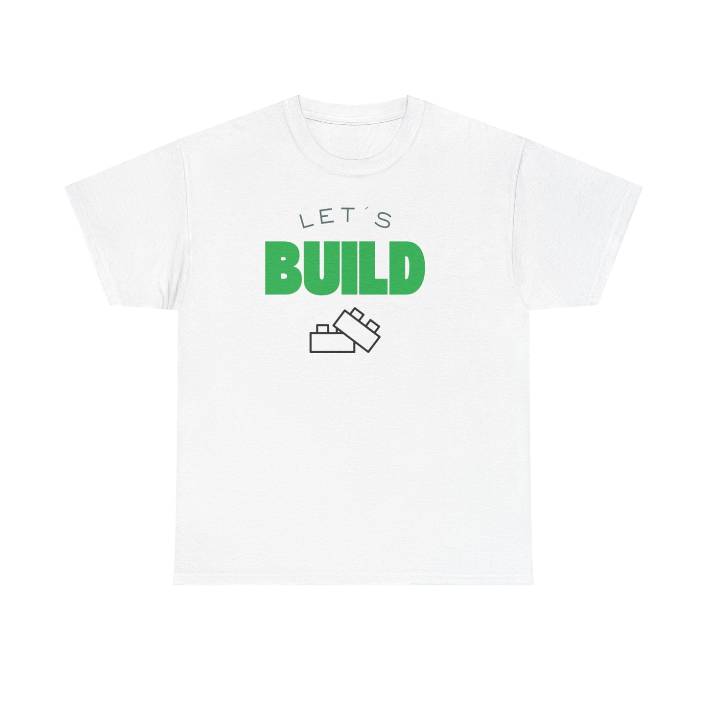 Green Let's Build, LEGO Inspired T'shirt