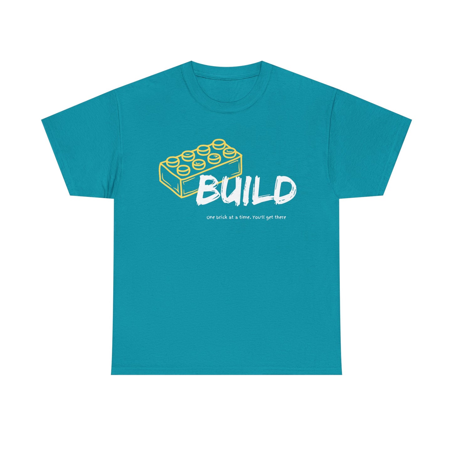 Yellow Brick Build, LEGO Inspired T-shirt