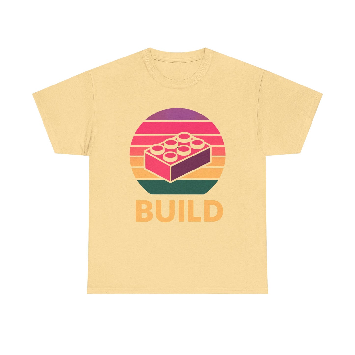 Retro Bright Build, LEGO Inspired T-shirt