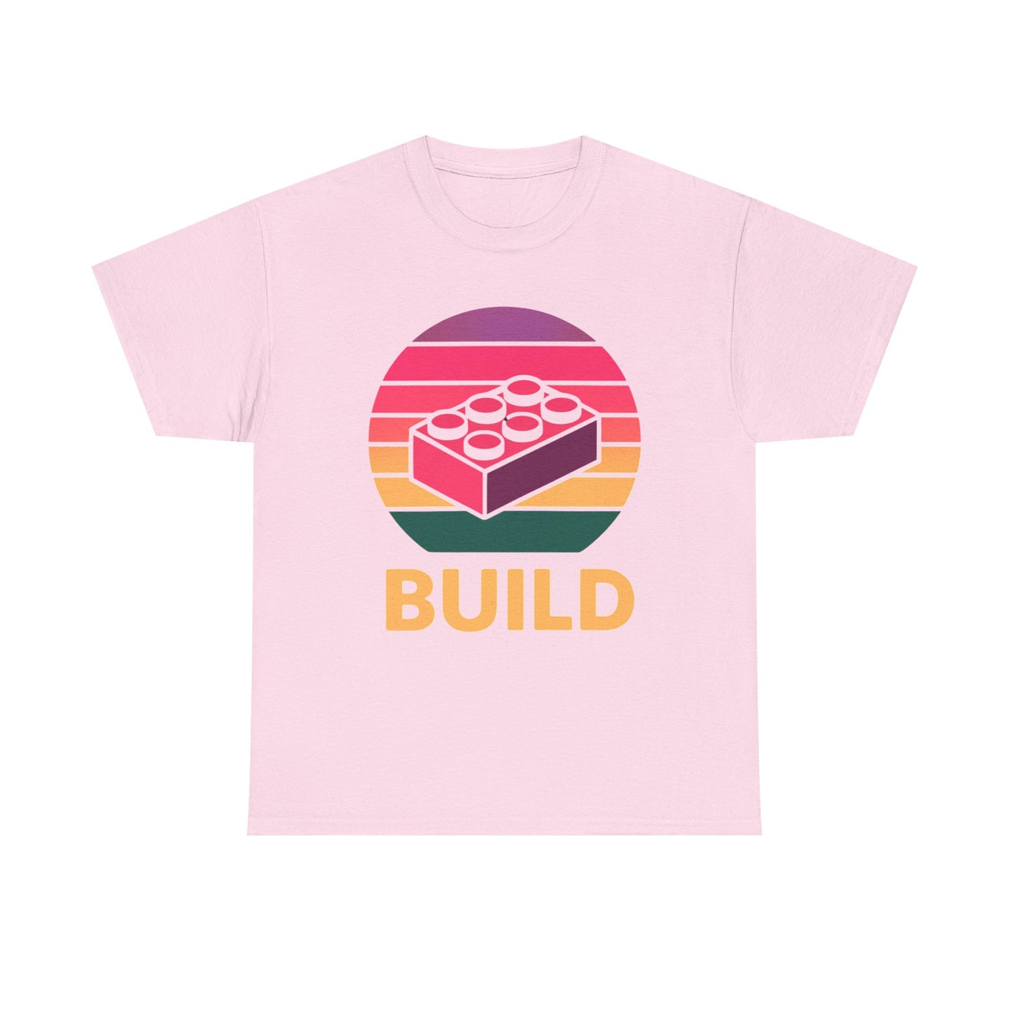 Retro Bright Build, LEGO Inspired T-shirt