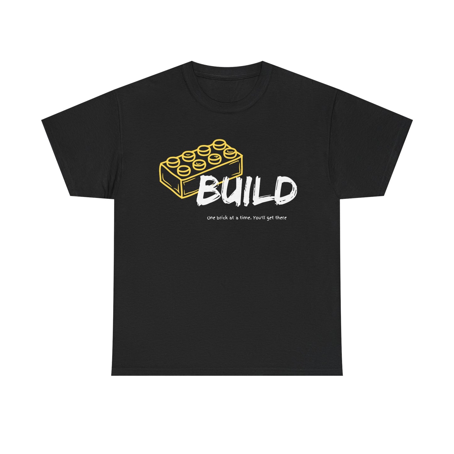 Yellow Brick Build, LEGO Inspired T-shirt