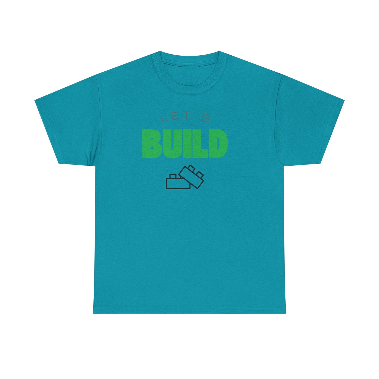 Green Let's Build, LEGO Inspired T'shirt