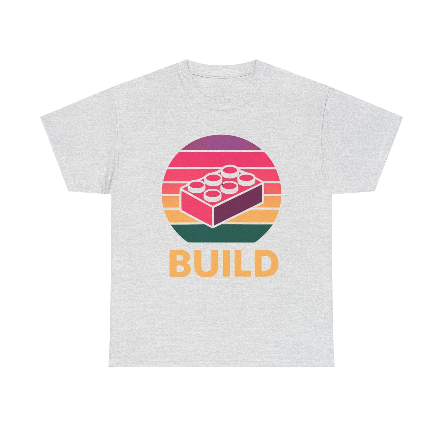 Retro Bright Build, LEGO Inspired T-shirt