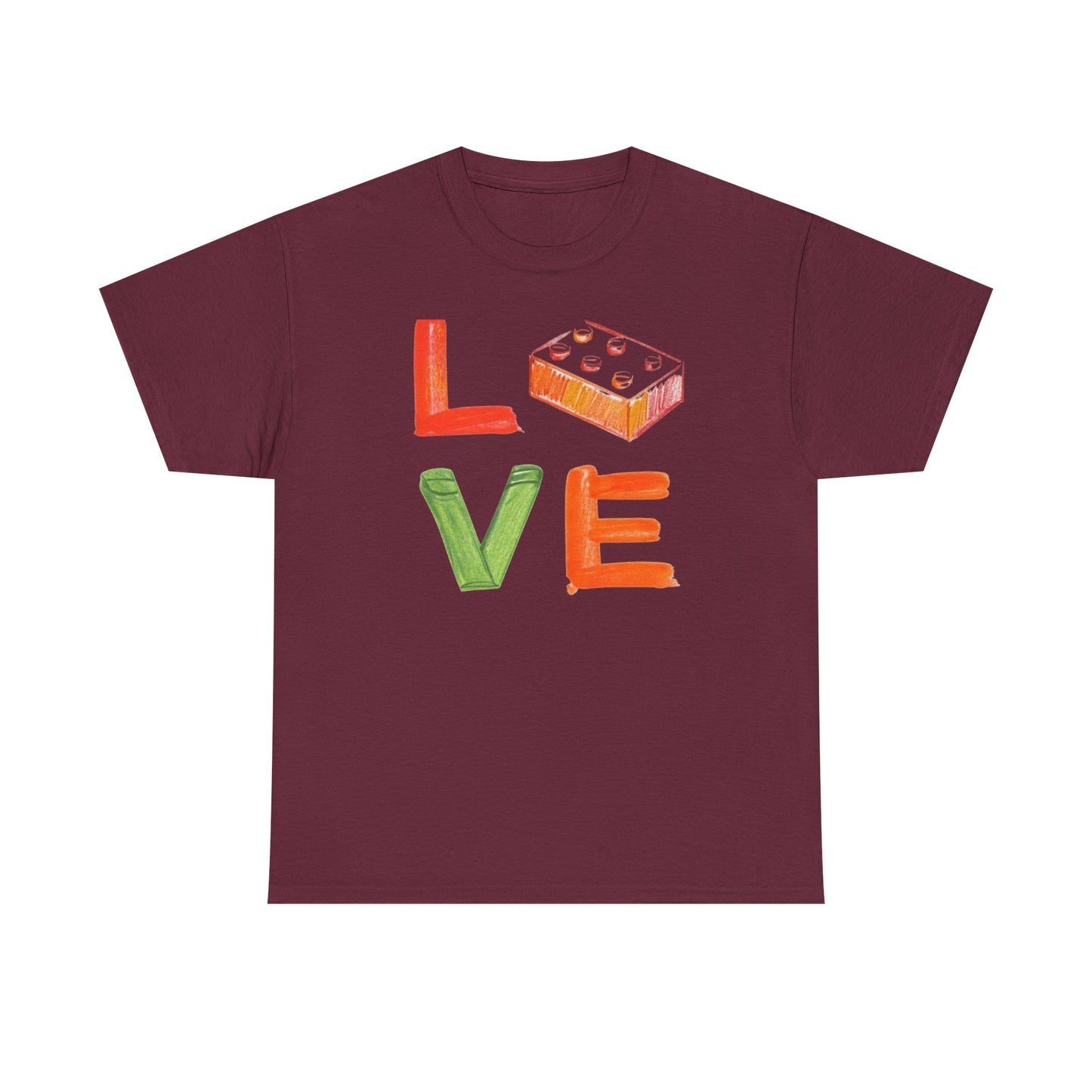 Colorful Love LEGO Inspire T-shirt
