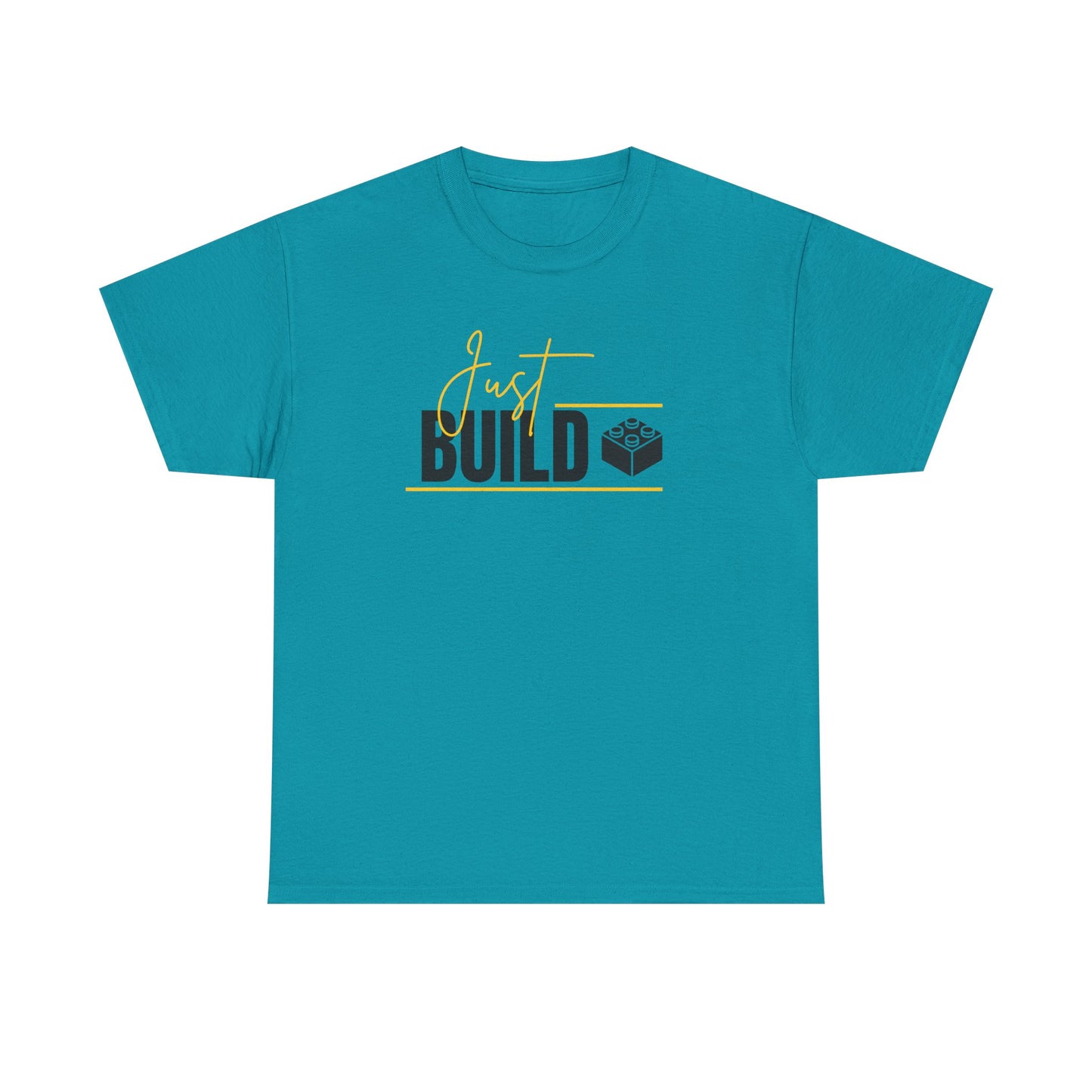 Yellow Just Build. LEGO Inspired T-shirt