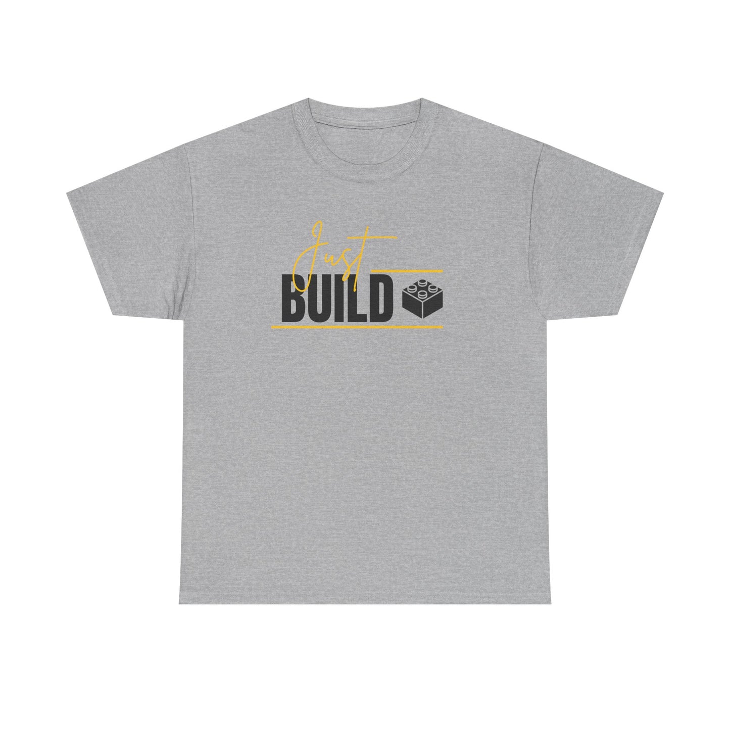 Yellow Just Build. LEGO Inspired T-shirt