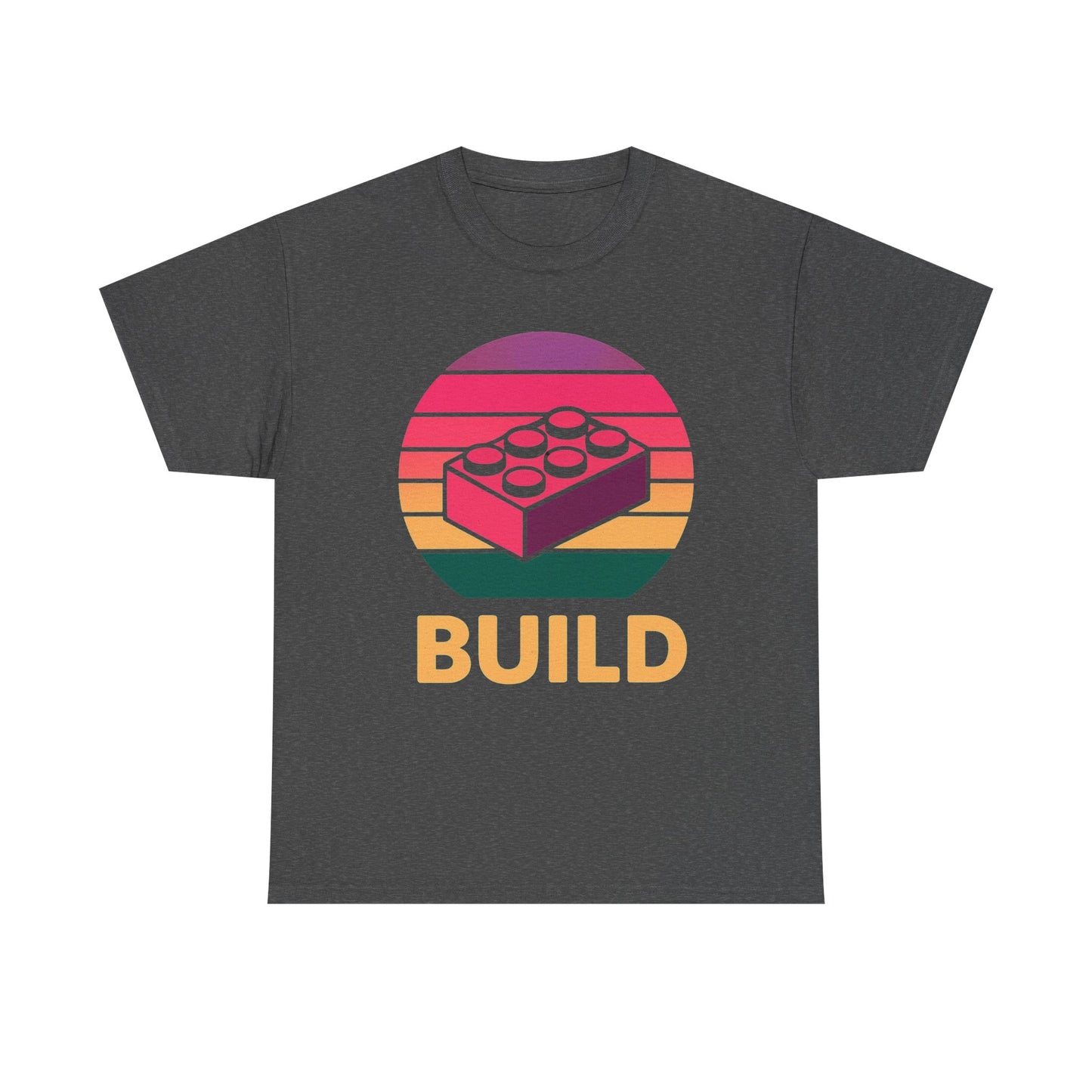 Retro Bright Build, LEGO Inspired T-shirt