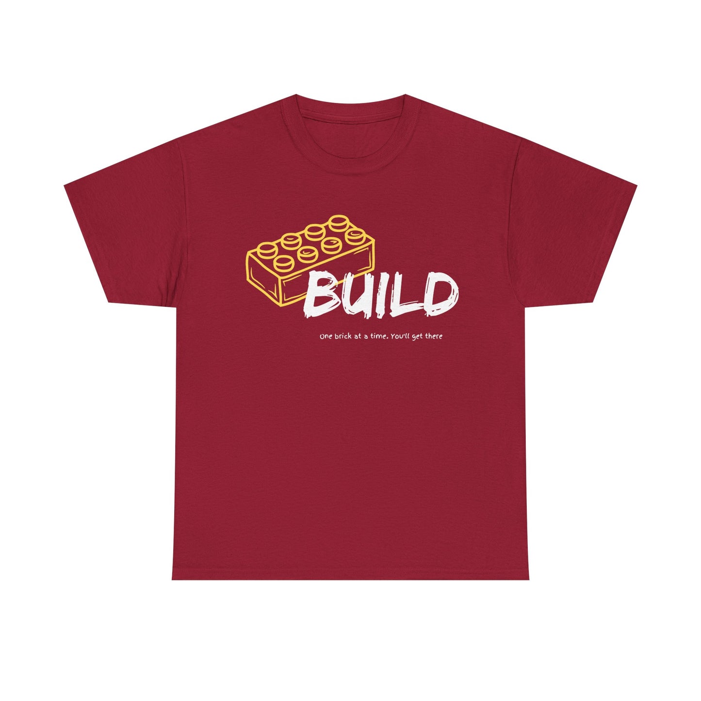 Yellow Brick Build, LEGO Inspired T-shirt