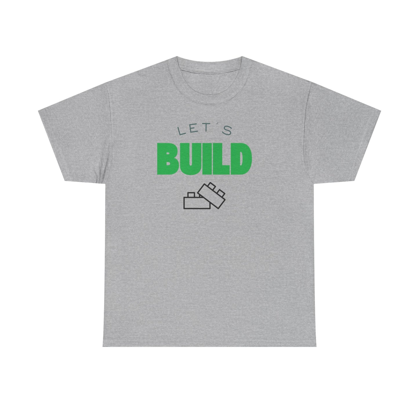 Green Let's Build, LEGO Inspired T'shirt
