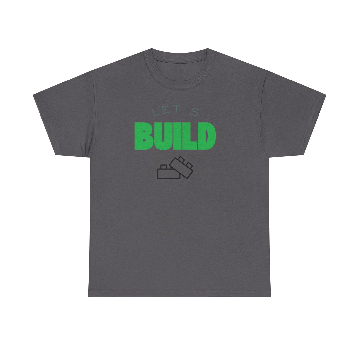 Green Let's Build, LEGO Inspired T'shirt