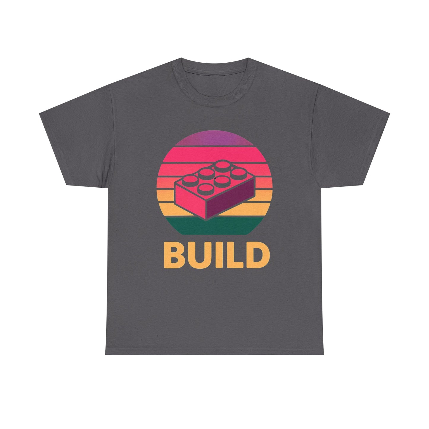 Retro Bright Build, LEGO Inspired T-shirt