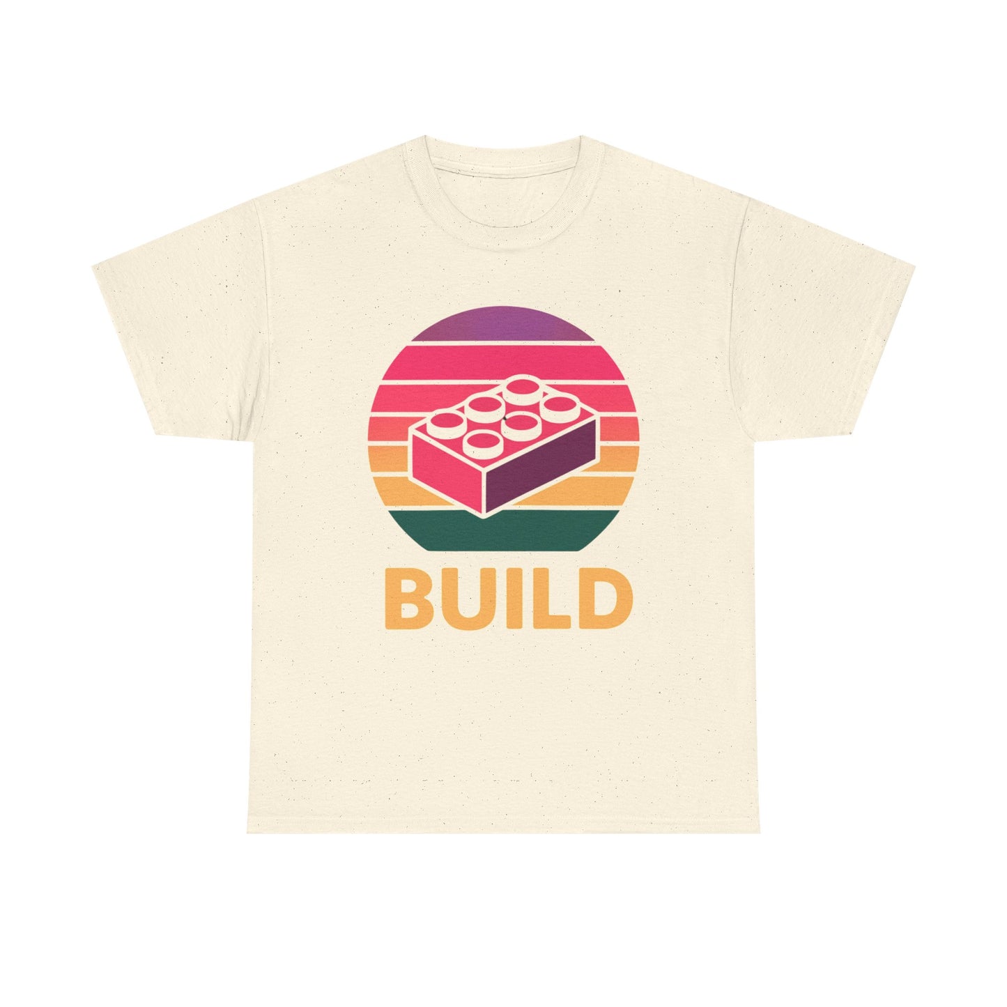 Retro Bright Build, LEGO Inspired T-shirt