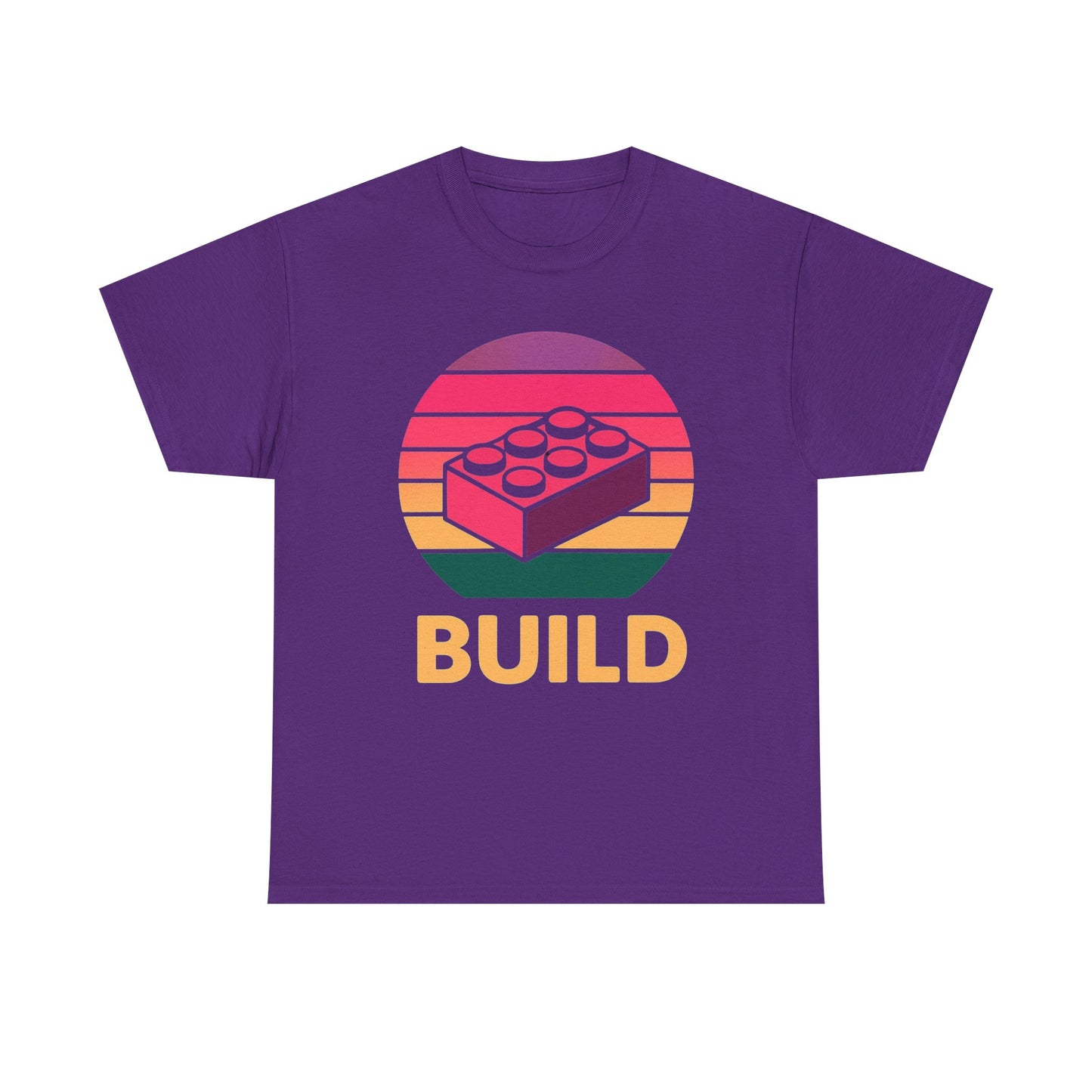 Retro Bright Build, LEGO Inspired T-shirt