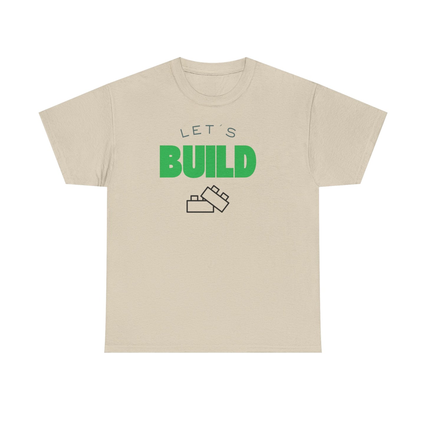 Green Let's Build, LEGO Inspired T'shirt