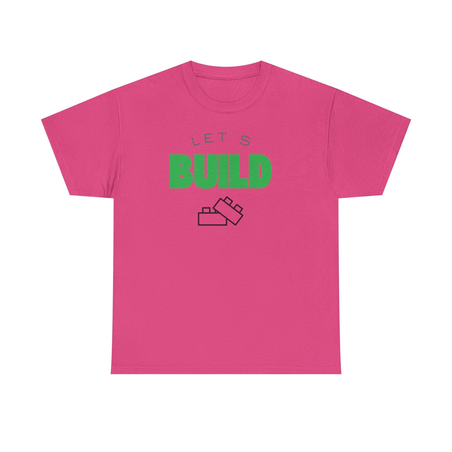 Green Let's Build, LEGO Inspired T'shirt
