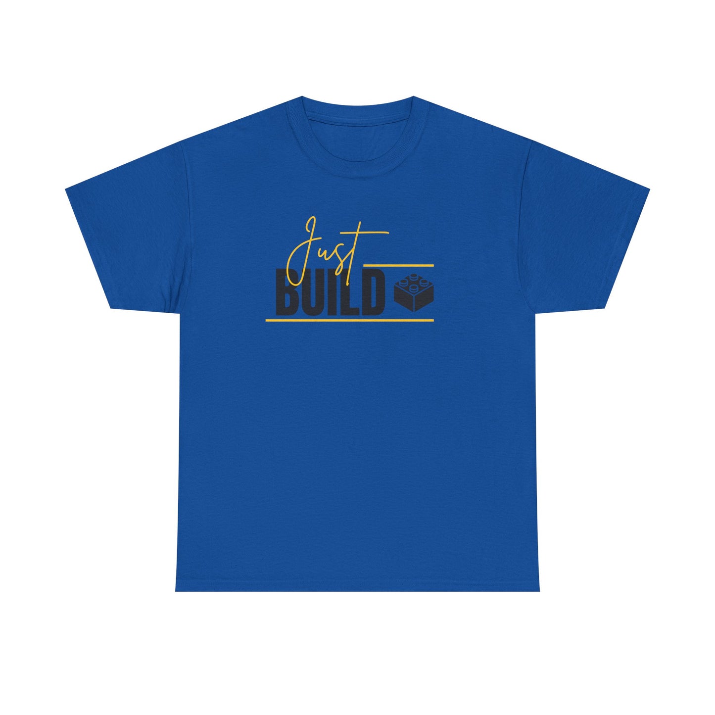 Yellow Just Build. LEGO Inspired T-shirt