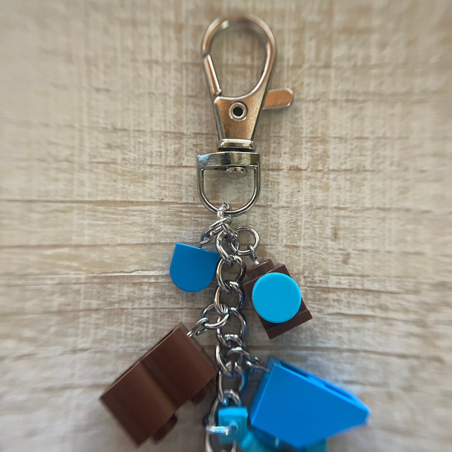 Lego Steve Minifigure Keychain
