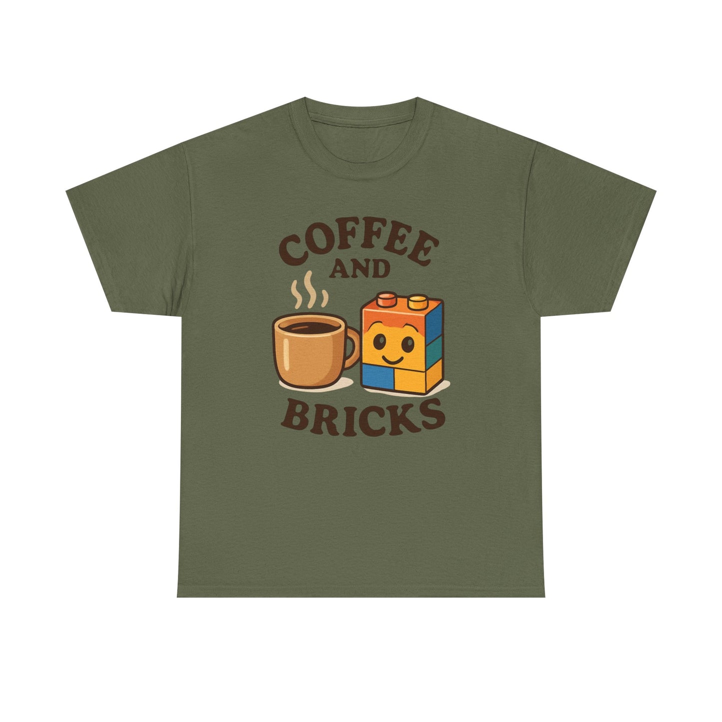 Coffee and Bricks, LEGO Inspired Shirt