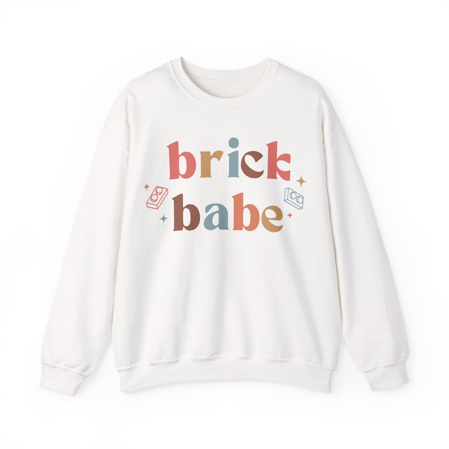 Brick Babe, LEGO Inspired Crewneck Sweatshirt