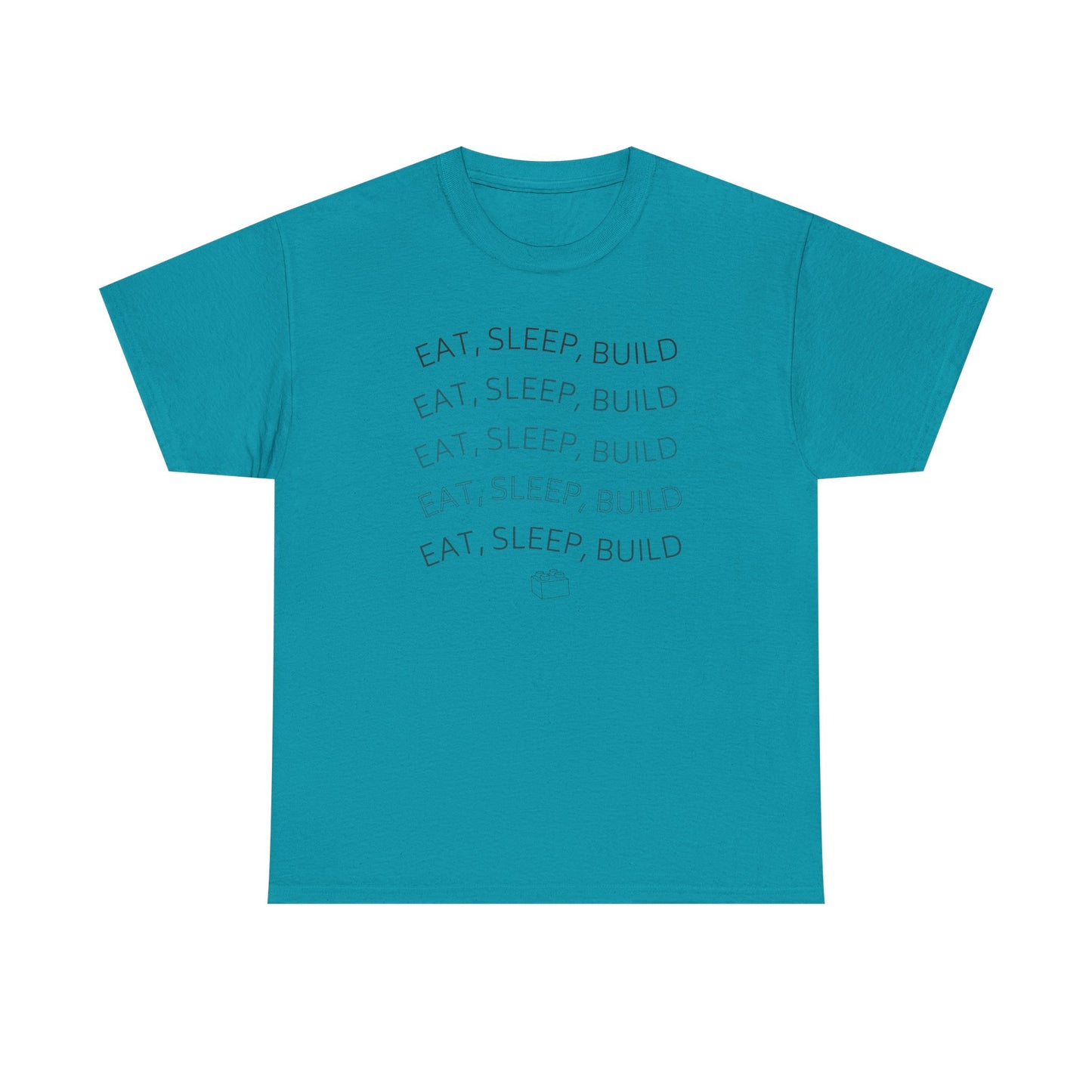 Eat Sleep Build, LEGO Inspired T-shirt