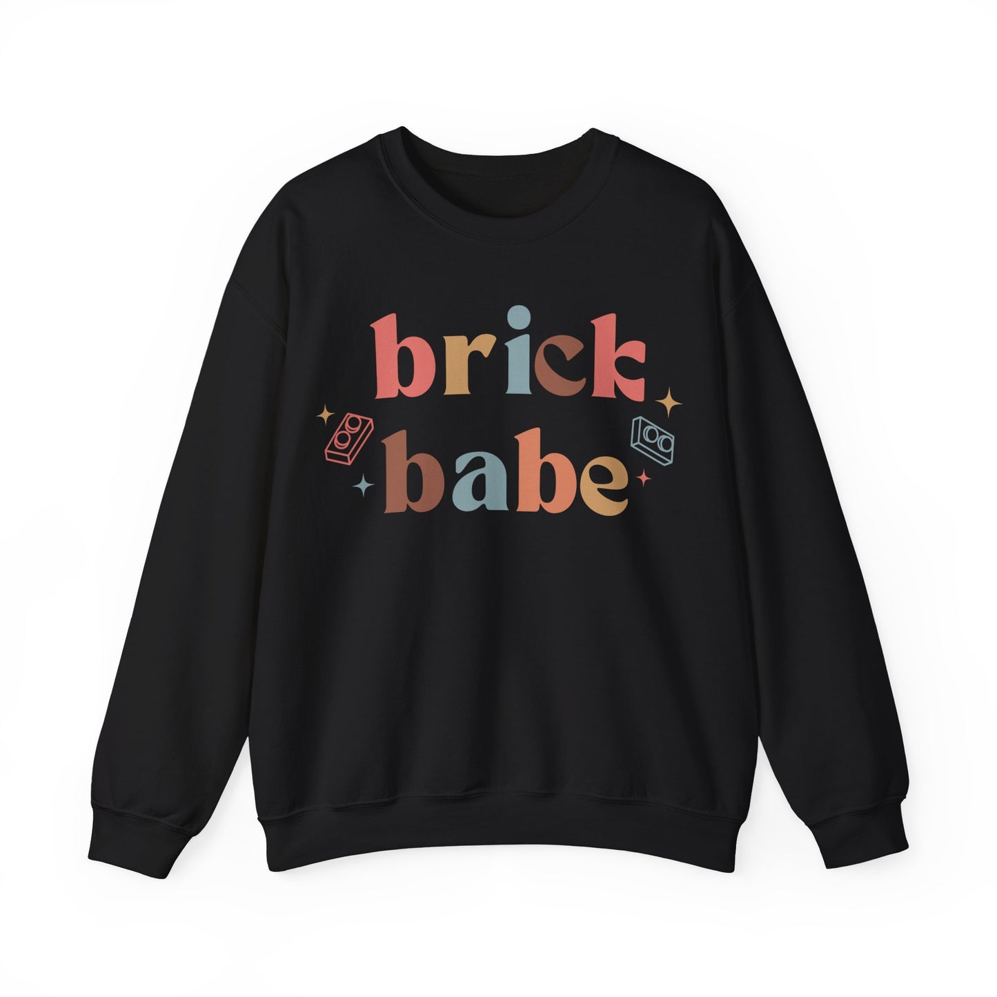 Brick Babe, LEGO Inspired Crewneck Sweatshirt