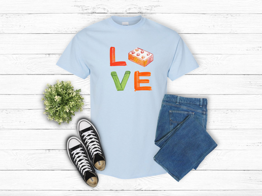 Colorful Love LEGO Inspire T-shirt