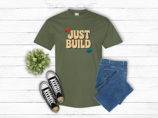 Bubble Just Build, LEGO Inspired T-shirt