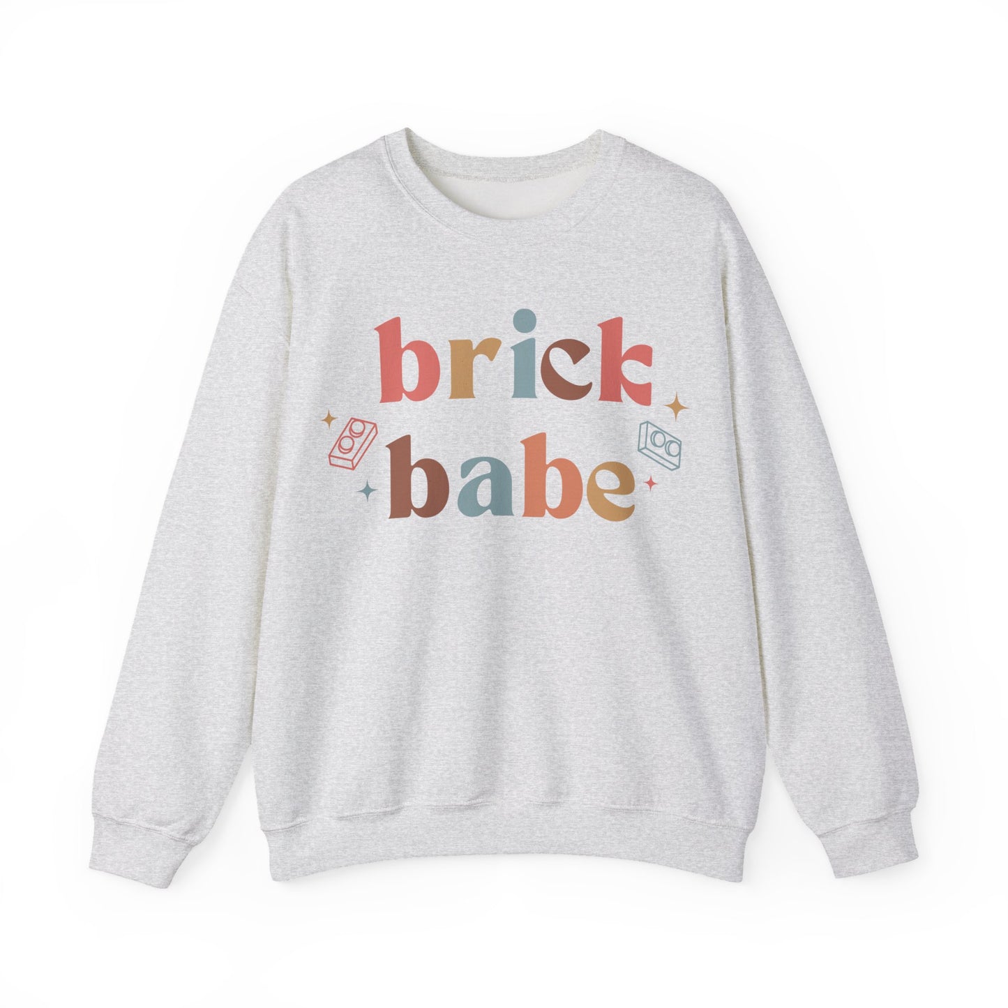 Brick Babe, LEGO Inspired Crewneck Sweatshirt