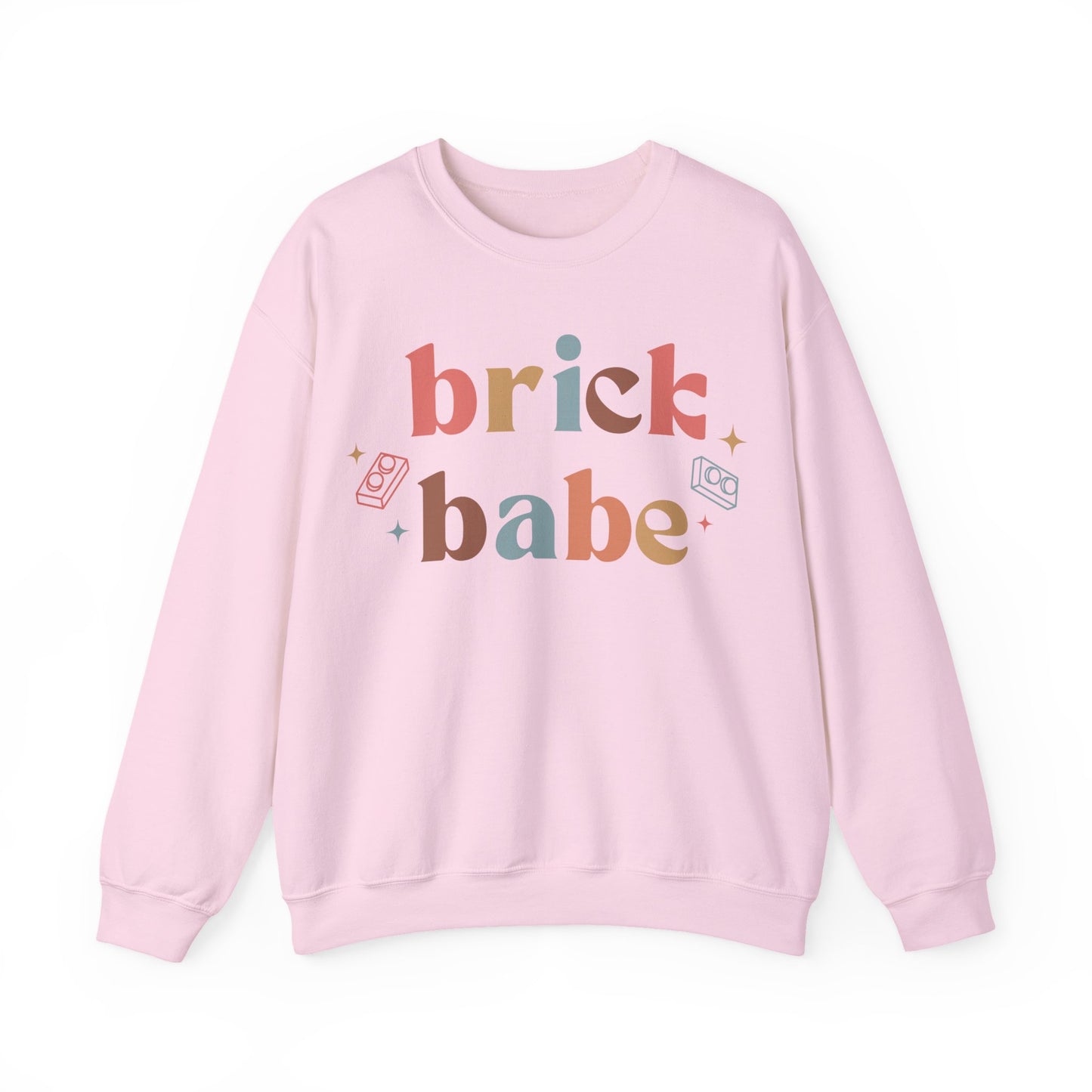 Brick Babe, LEGO Inspired Crewneck Sweatshirt