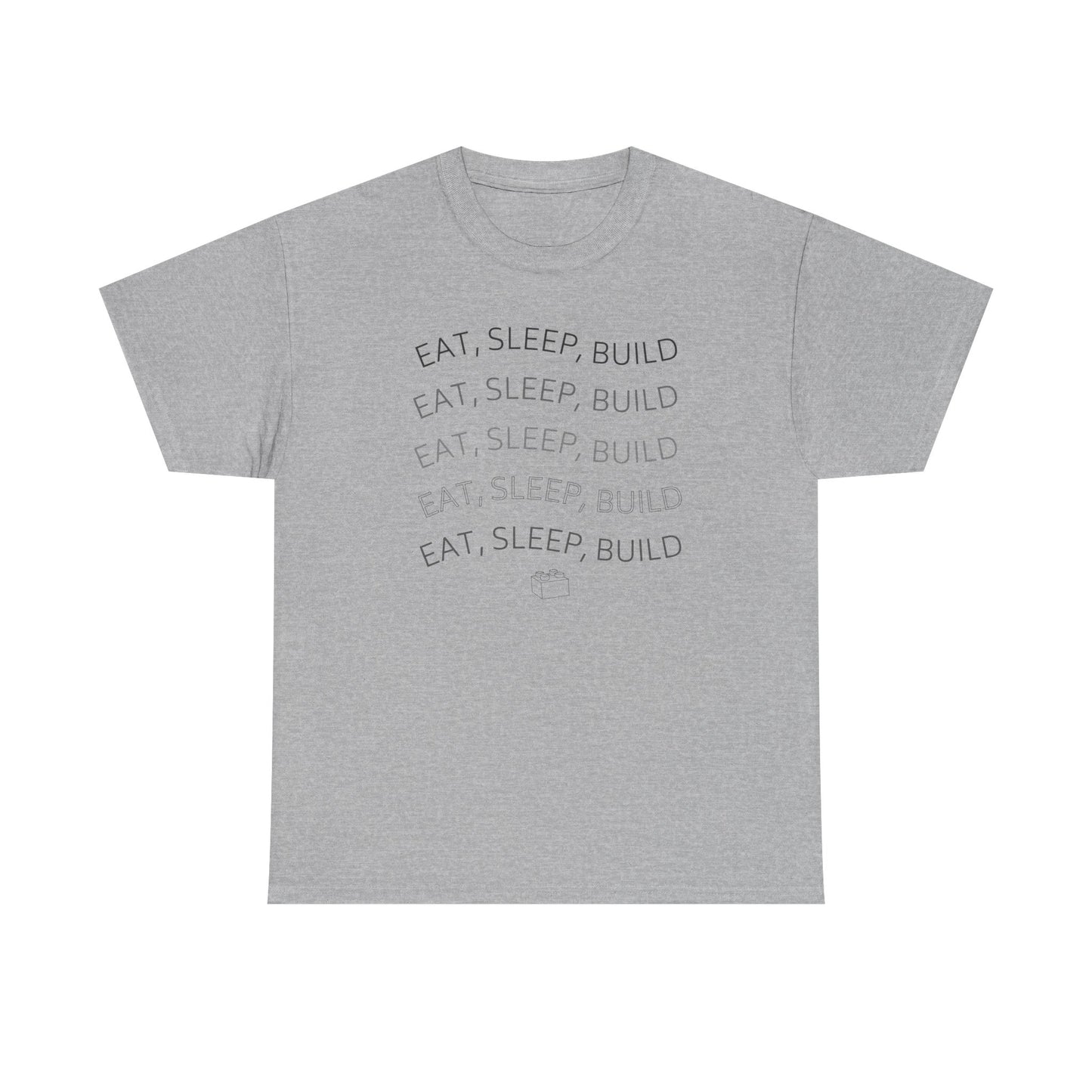 Eat Sleep Build, LEGO Inspired T-shirt