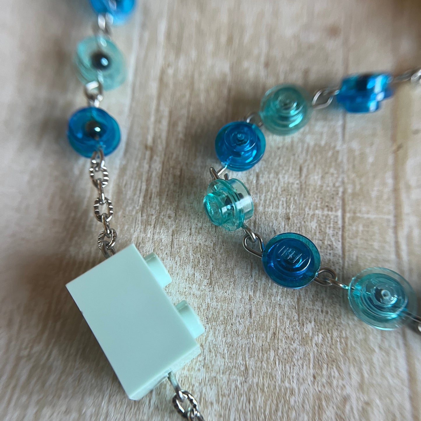 Blue Translucent Rosary