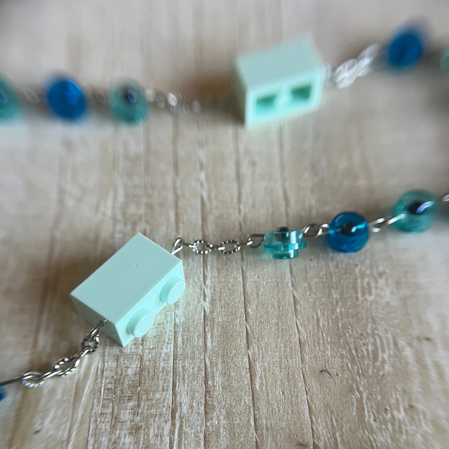 Blue Translucent Rosary