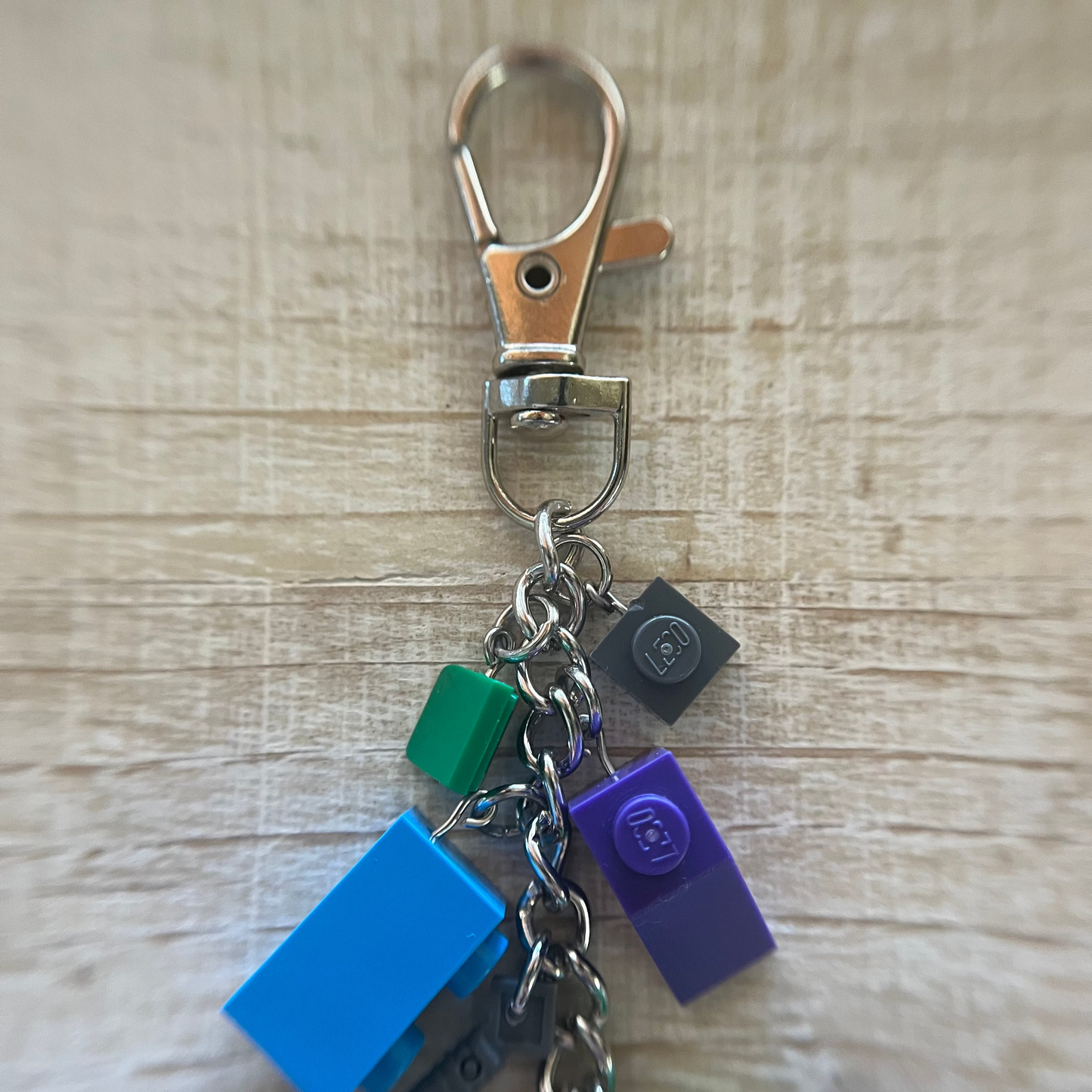 LEGO Minecraft zombie minifigure keychain