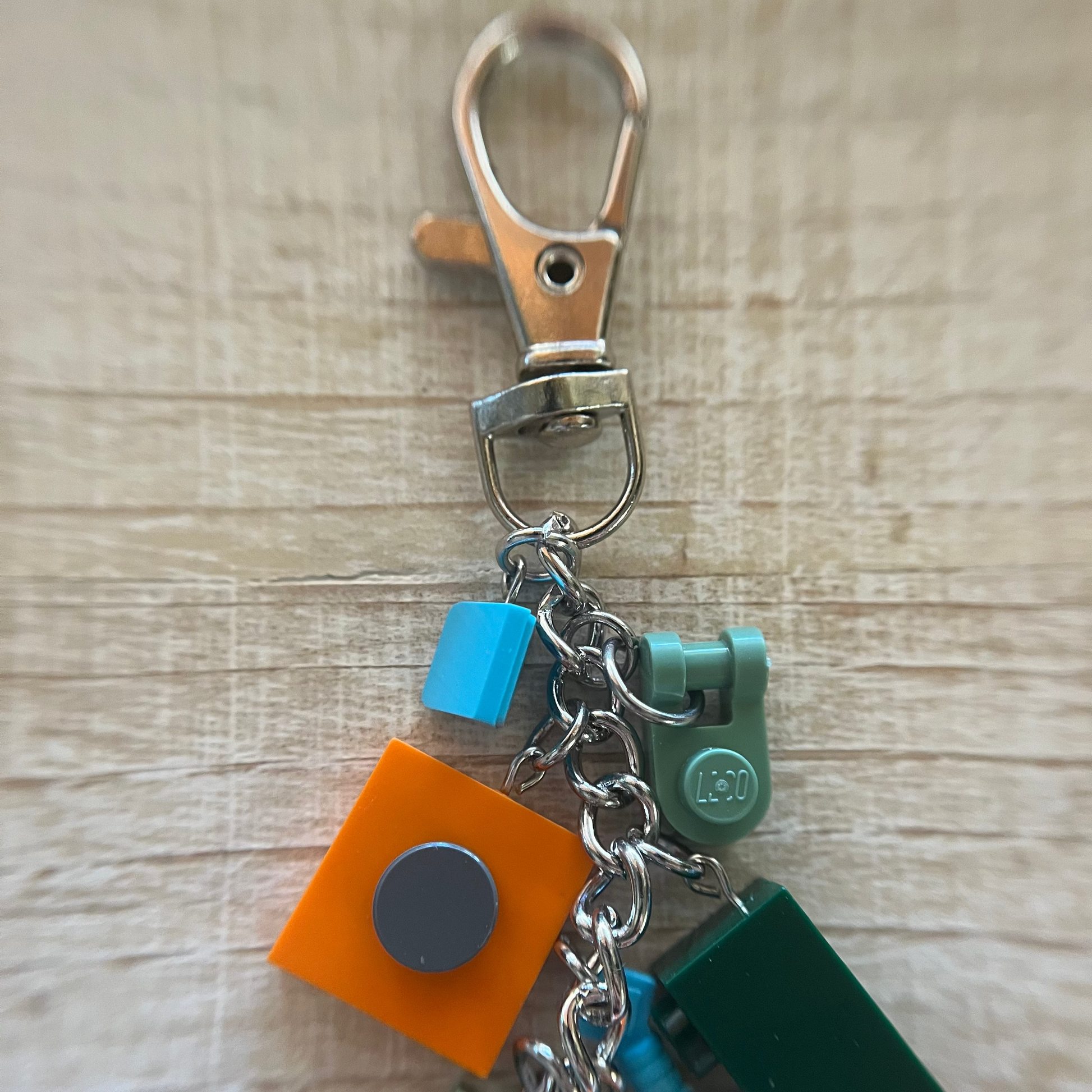 LEGO Minecraft Alex minifigure keychain