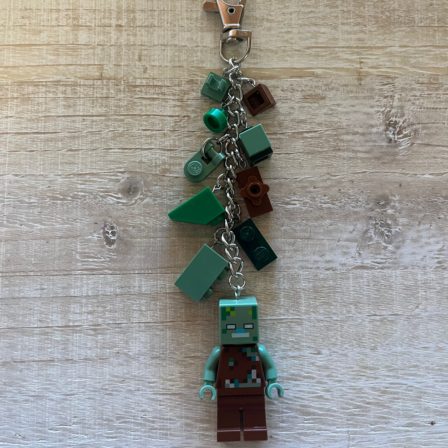 LEGO Minecraft minifigure keychain