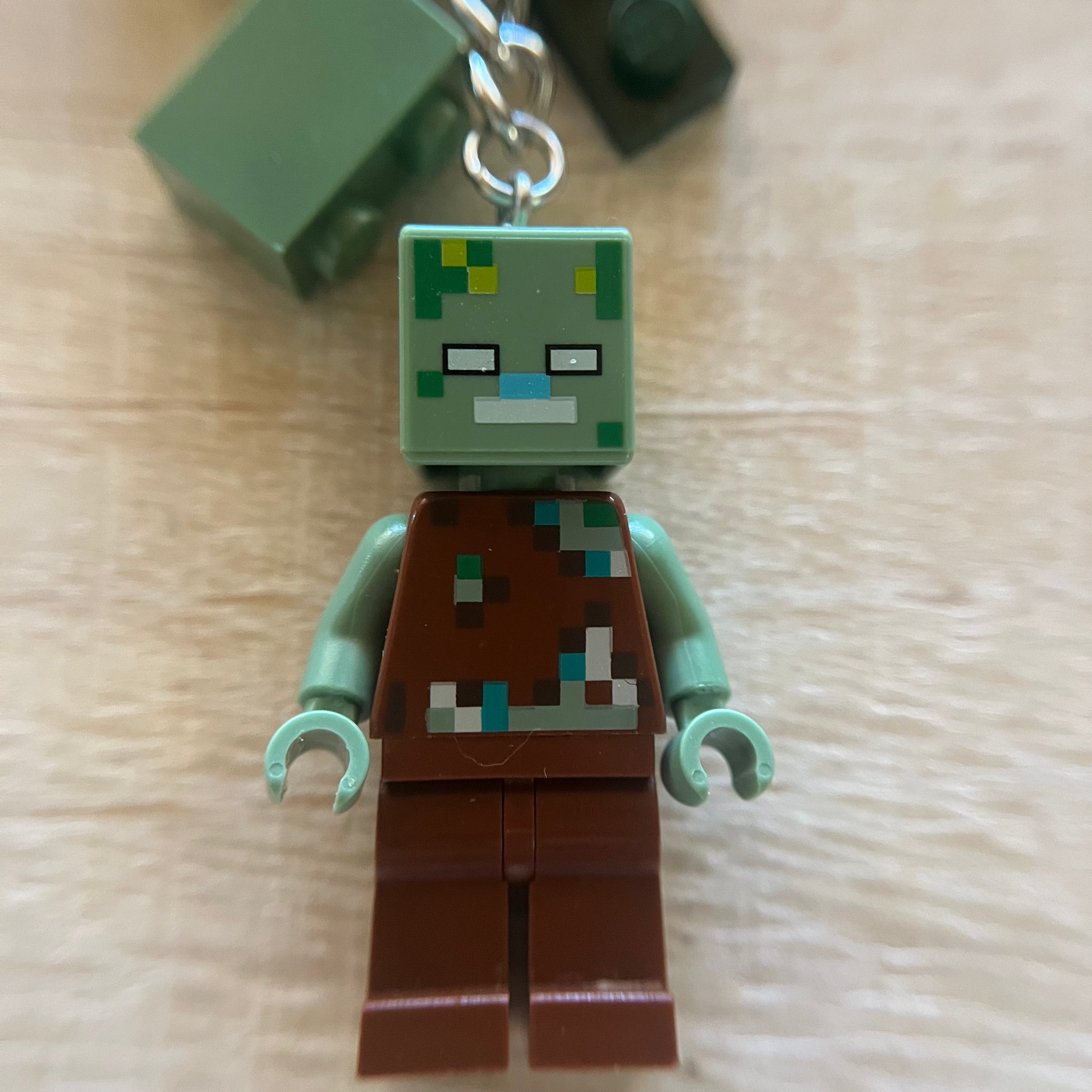 LEGO Minecraft minifigure keychain