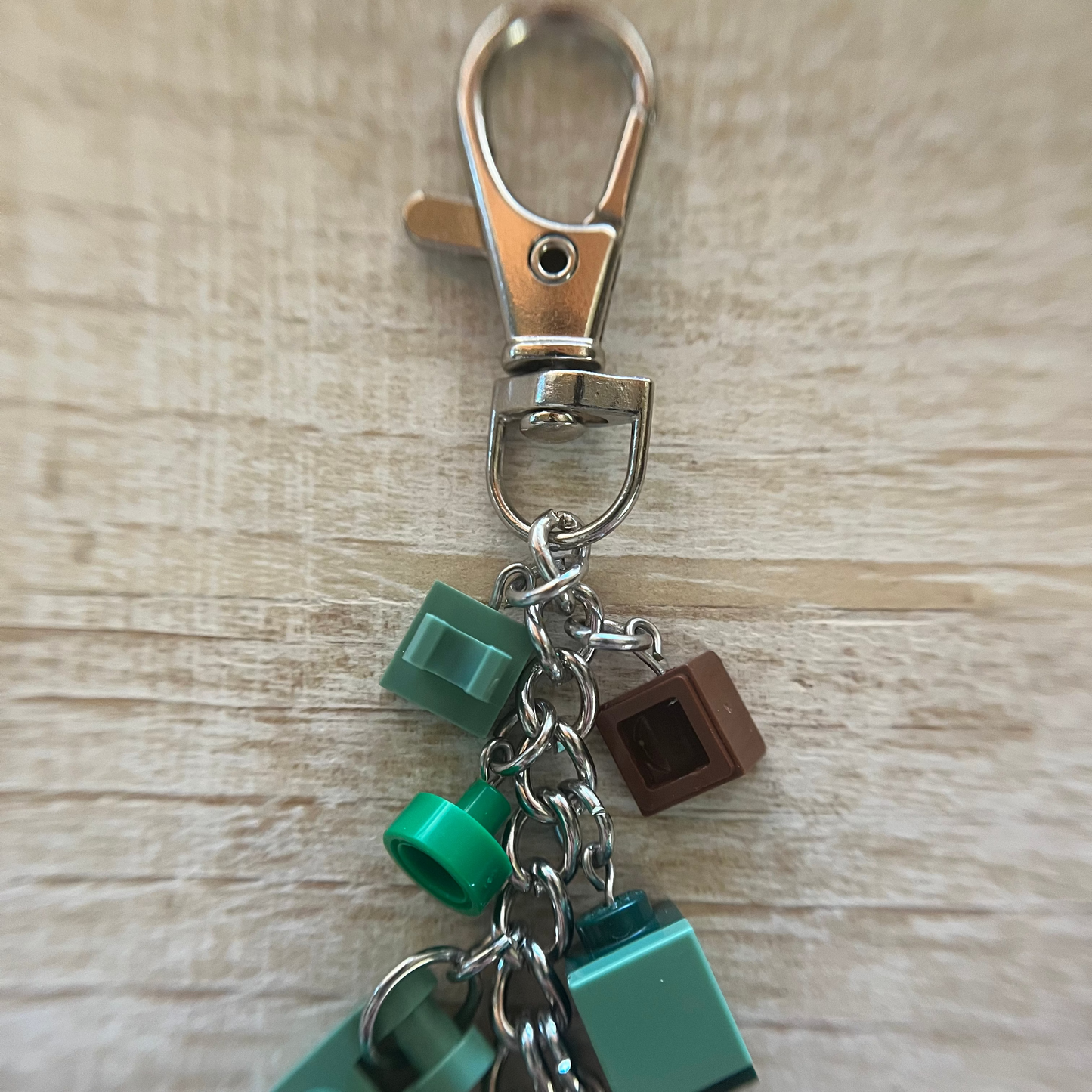 LEGO Minecraft minifigure keychain